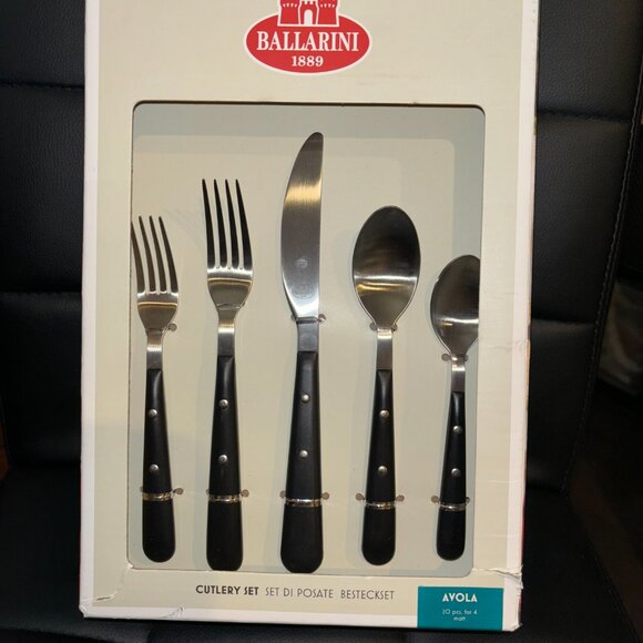 NEW Zwilling Ballarini AVOLA 18/10 Stainless Steel Cutlery Flatware 20pcs Set - Picture 3 of 10
